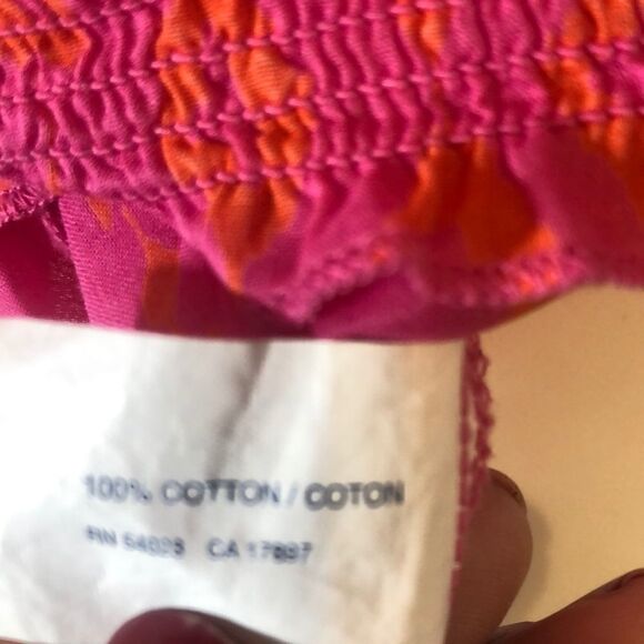 Gap pink orange print top - Picture 8 of 8